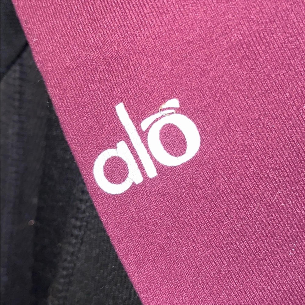 alo yoga purple leggings medium